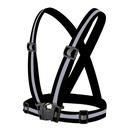 Reflective harness for bicycle motorcycle for running reflective vest black