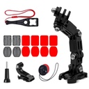 Ķiveres stiprinājuma piederumu komplekts GoPro sporta kamerai DJI Insta360 SJCam Eken
