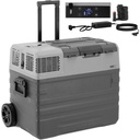 Automobilinis šaldytuvas ant ratų su šaldymo funkcija 12/24 V DC/AC 60 W 52 l