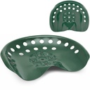 Seat seat for tractor tractor mower forklift 44 x 34 cm green