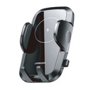 Automobilio telefono laikiklis grotelėms Qi įkroviklis 15W juodas