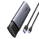 M.2 B-Key SATA 3.0 hard drive enclosure drive pocket grey + USB Type C cable