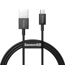 Superior cable USB microUSB cable for fast charging 2A 1m black