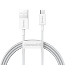 Superior cable USB microUSB cable for fast charging 2A 1m white