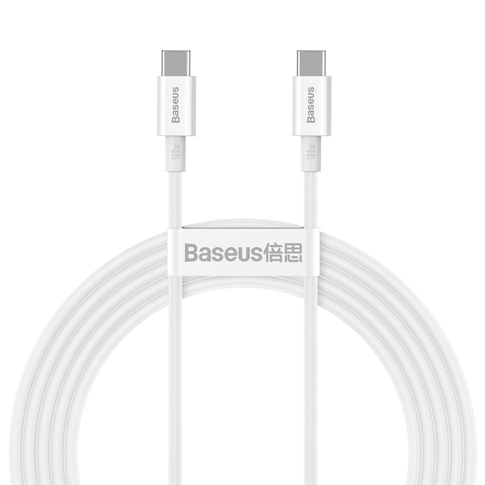 Superior cable USB-C USB-C Quick Charge FCP 100W 5A 20V 2m white cable