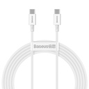 Superior cable USB-C USB-C Quick Charge FCP 100W 5A 20V 2m white cable
