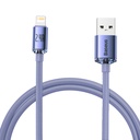 USB Iphone Lightning 2.4A 1.2m fast charging and data transfer cable purple