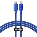 USB-C Iphone Lightning 20W fast charging and data transfer cable 1.2m blue
