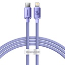 USB-C Iphone Lightning 20W fast charging and data transfer cable 1.2m purple