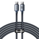USB-C USB-C 100W fast charging and data transfer cable 2m black