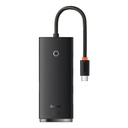 Lite Series adapter HUB USB-C 4x USB 3.0 25cm black