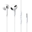Encok H17 minijack 3.5mm wired headphones white