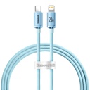 Cable USB-C Iphone Lightning fast charging cable 20W 1.2m blue