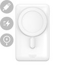 Powerbank with wireless charging MagSafe 10000mAh 20W USB-C cable 0.5m white