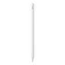 Stylus pen with wireless charging for iPad white + replacement tip