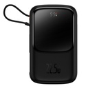 Powerbank with fast charging 10000mAh 22.5W QC-PD-SCP-FCP USB-C cable black