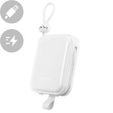 Powerbank with stand USB-C cable and Iphone Lightning Cutie Series 10000mAh 22.5W white
