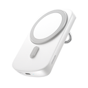 Powerbank with inductive charger ring with stand up to6000mAh 20W white