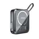 Powerbank with inductive charger ring Iphone Lightning cable 10000mAh Icy Series 22.5W black