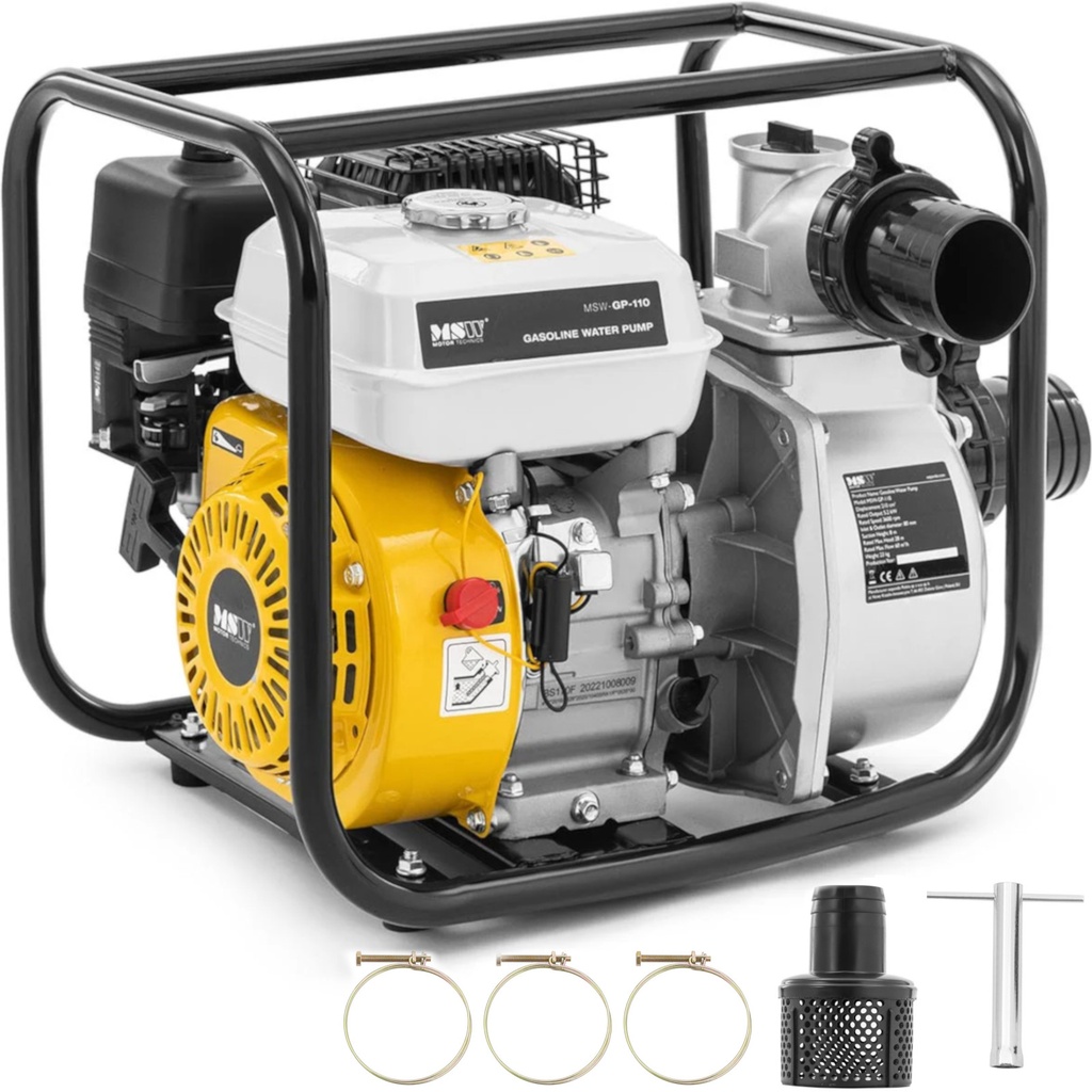 Petrol-driven water pump 7 hp 3.6 l 60 m3/h