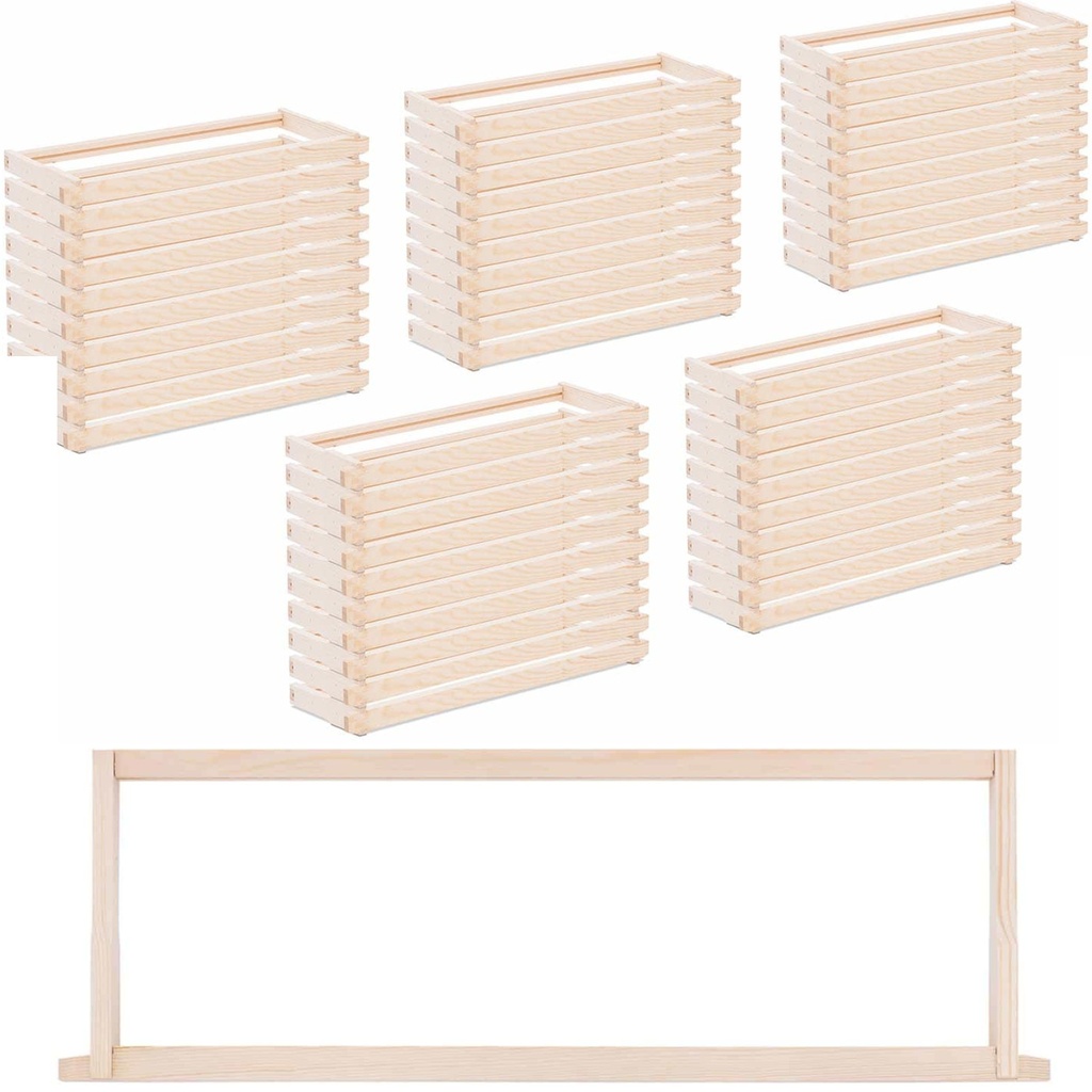 Langstroth pine beehive frame 159 mm - 10 pieces