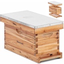 Bee hive wooden transporter with steel lid 505 x 230 x 245 mm