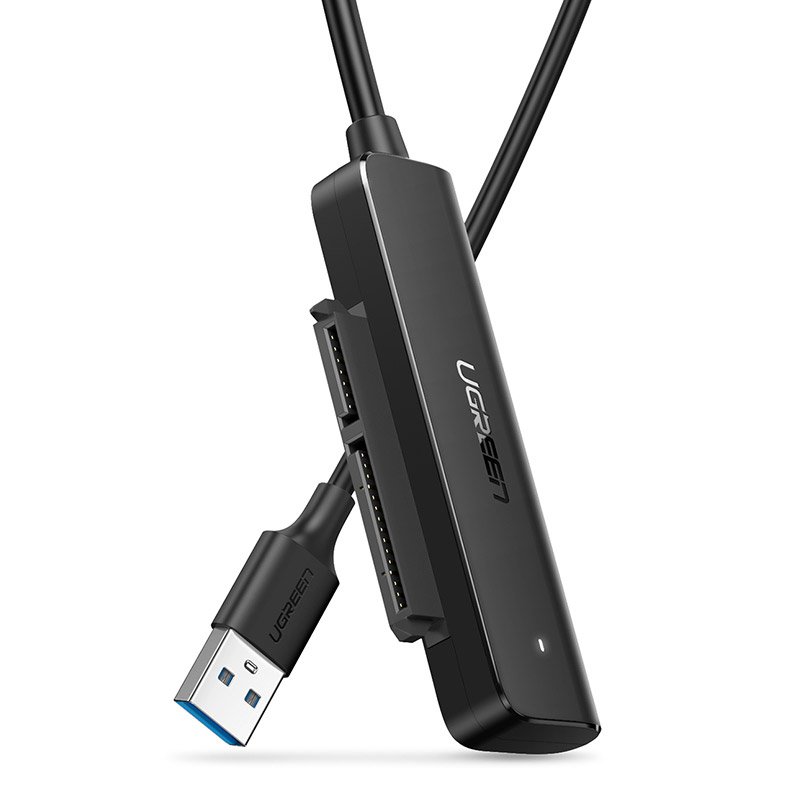 Adapteris HDD SSD 2,5'' SATA III 3.0 į USB - juodas