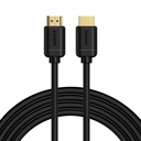 HDMI 2.0 4K 60Hz 3D HDR 18Gbps kabelis 3 m - juodas