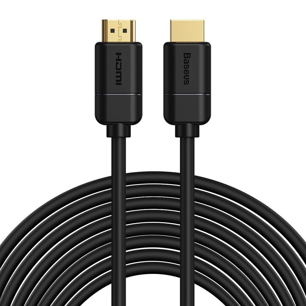 HDMI 2.0 4K 30Hz 3D HDR 18Gbps kabelis 8 m - juodas