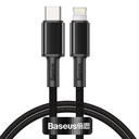 Kabelis "iPhone" USB-C - "Lightning" greitasis įkrovimas 20W 1 m - juodas