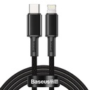 Kabelis "iPhone" USB-C - "Lightning" greitasis įkrovimas 20W 2 m - juodas