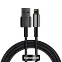Pintas "iPhone" USB - Lightning 1 m ilgio kabelis - visas juodas