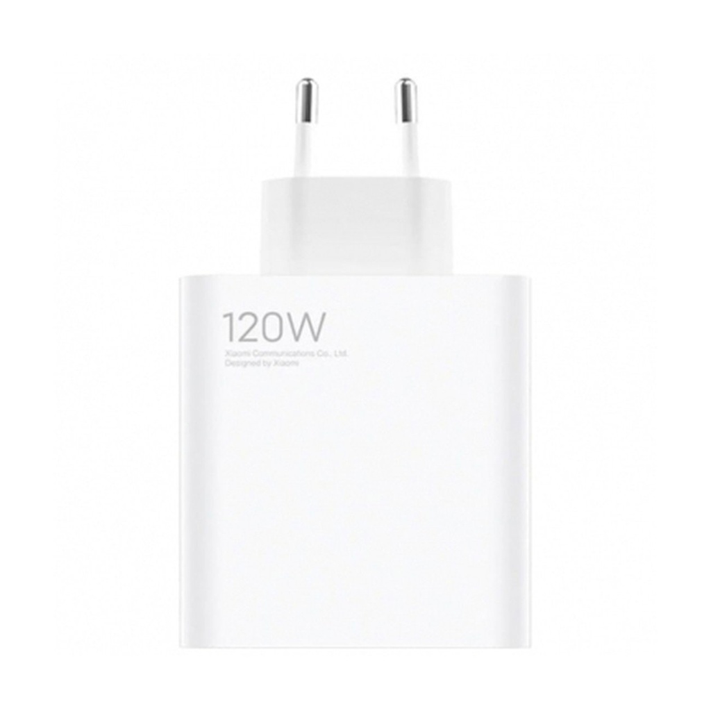 Ātrs USB-A uz USB-C ceļojumu lādētājs 120 W - balts