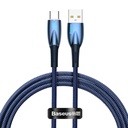 Glimmer USB-A - USB-C ātrās uzlādes kabelis 1 m - zils