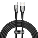Glimmer USB-A - USB-C ātrās uzlādes kabelis 2 m - melns