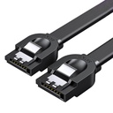 SATA 1.0-3.0 līdz 5 Gb/s 0,5 m kabelis - melns