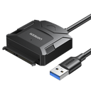 Adaptera kabelis HDD un SSD SATA 2,5'' / 3,5'' USB 3.0 līdz 4 TB - melns