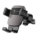 Gravity car mount for phone on grille Cube air vent black