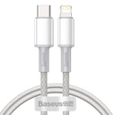Iphone USB-C - Lightning Power Delivery kabelis 20W 1m, baltas
