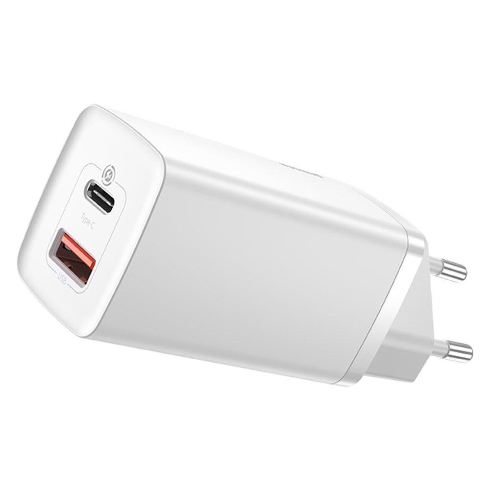 "GaN2 Pro" USB greitasis įkroviklis USB-C QC PD 65W, baltas