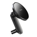 Automobilinis magnetinis laikiklis Qi indukcinis įkroviklis 15W MagSafe, skirtas iPhone, juodas