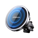 Automobilinis magnetinis laikiklis Qi indukcinis įkroviklis 15W MagSafe, skirtas iPhone, juodas
