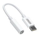 Adapteris ausinėms 3,5 mm mini lizdo moteriškas - USB-C vyriškas baltas