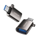 USB 3.2 Gen 1 vīrietis - USB-C sieviete adapteris melns