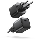 USB-C 20W Power Delivery Quick Charge 3.0 AFC lādētājs melns
