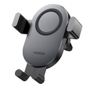 Qi 15W car wireless charger + phone holder for grille black