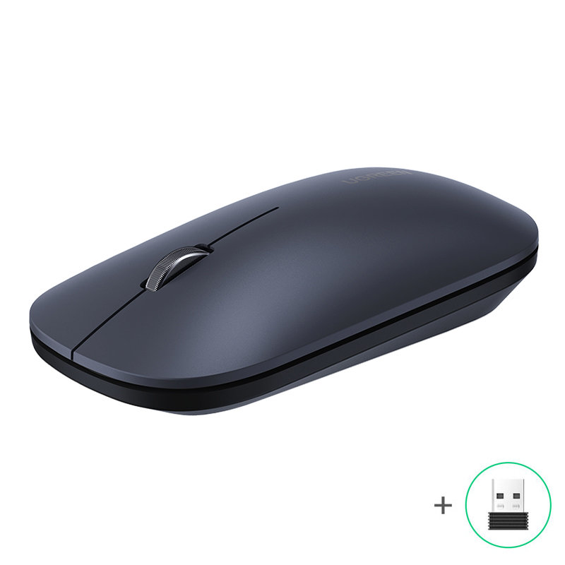 Ērta bezvadu USB datora pele melna