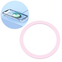 Metal magnetic ring for smartphone phone pink