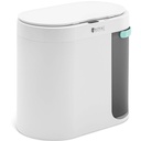 Touchless automatic waste garbage can with two 5 l 10 l containers