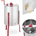 Rankinė nerūdijančio plieno 4 rėmų medaus centrifuga